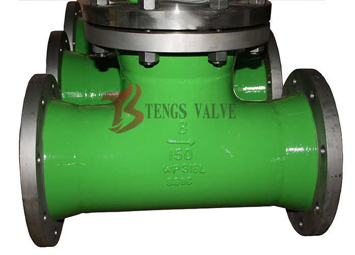 Stainless Steel T Type Strainer , Flanged Straight T Strainer 2" 48"