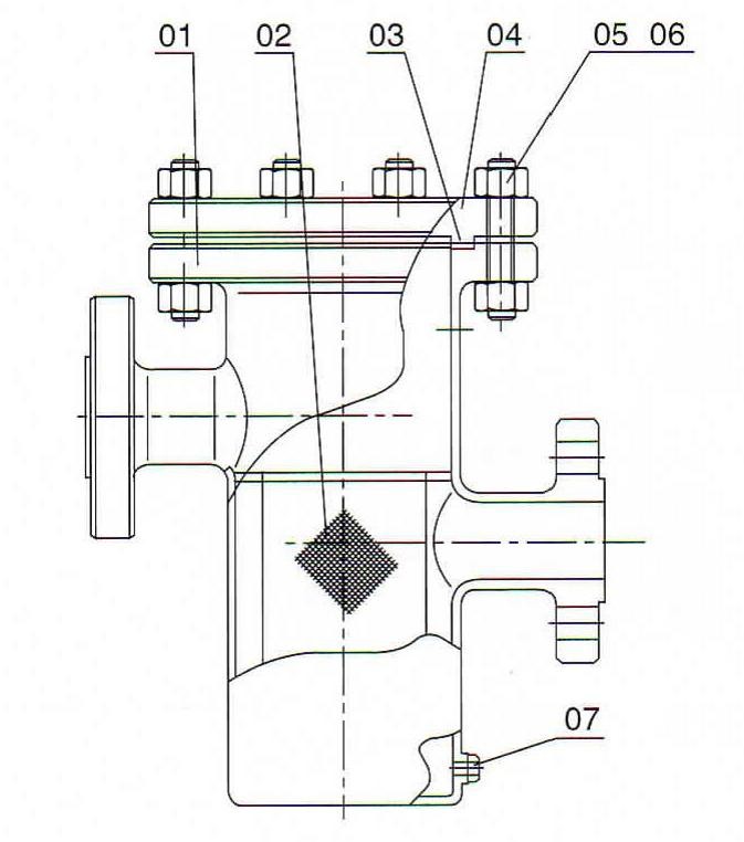 Fabricated Simplex Basket Strainer Offset ANSI 150LB / 300LB Inlet