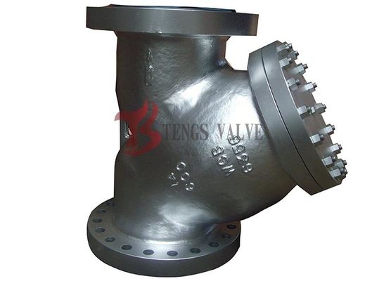 ANSI Cast Steel Y Type Strainer 600LB BW Ends Compact Design Space Saving
