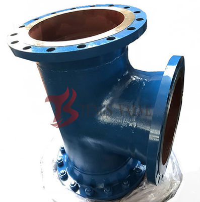 API T Type Strainer ANSI Class 300LB Welded Tee With WN Flanges For Pumps