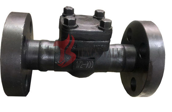A105N Welded Flanged Swing Check Valve Forged Steel Valves 0.5in 900LB Bolted Bonnet Type H44