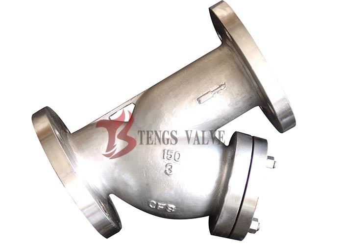 Cast SS Y Type Strainer Industrial , API Pipeline Y Strainers RF / BW
