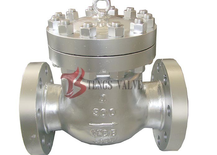 High Pressure Non Return Valve Swing Type ANSI 900LB With Metal Seat HF