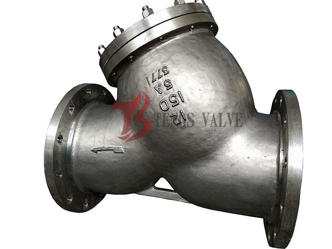Super Duplex Stainless Steel Y Type Strainer A995 5A 12 Inch 150LB Flange DSS Strainer